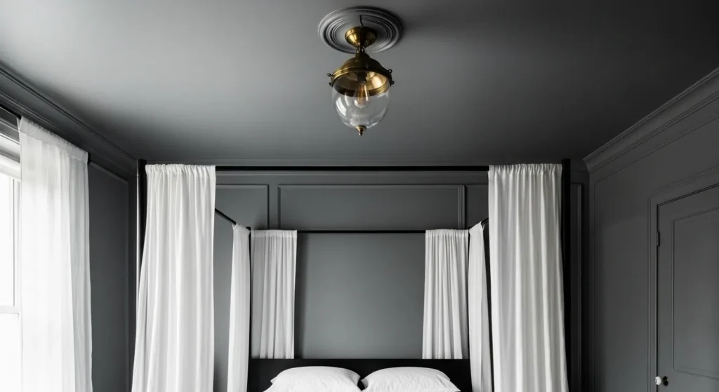 Dark Painted Ceiling