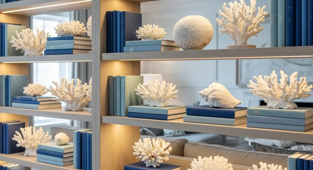 Display Faux Coral Sculptures