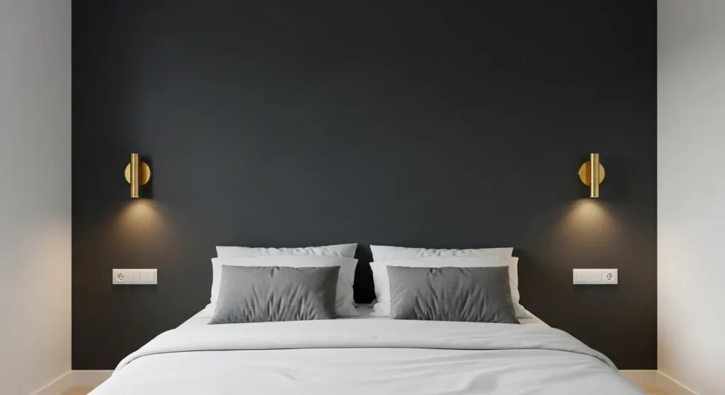 Dramatic Charcoal Feature Wall