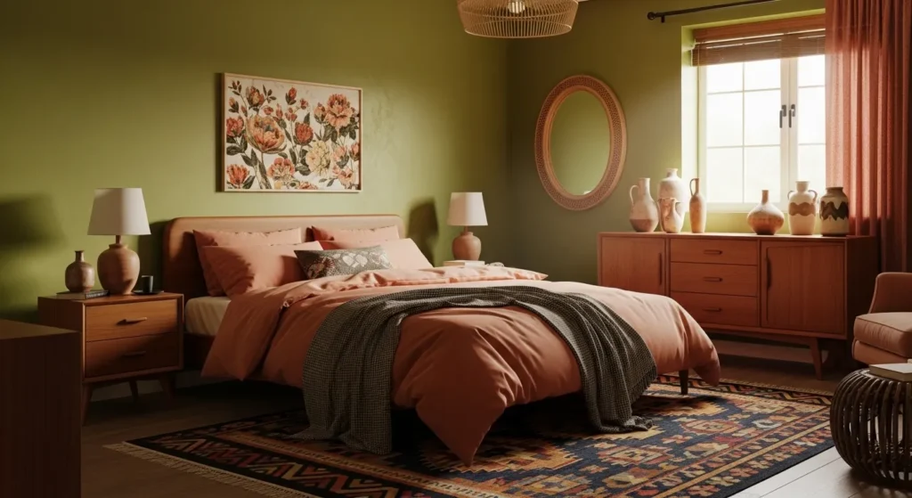 Earthy Terracotta and Olive