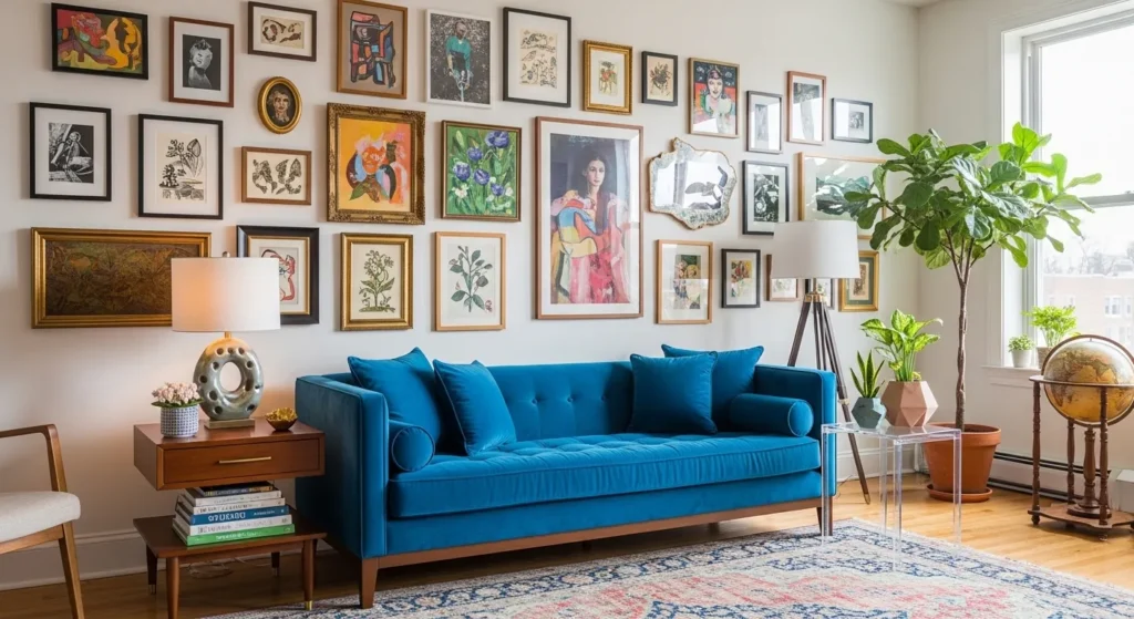 Eclectic Gallery Wall Backdrop