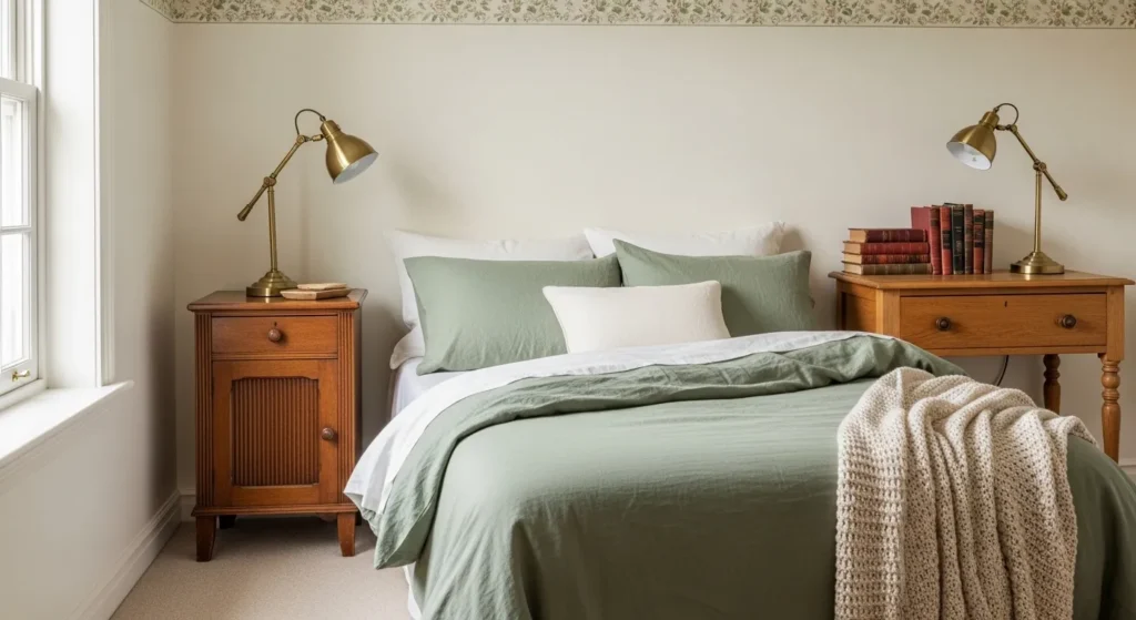 Eclectic Mismatched Nightstands