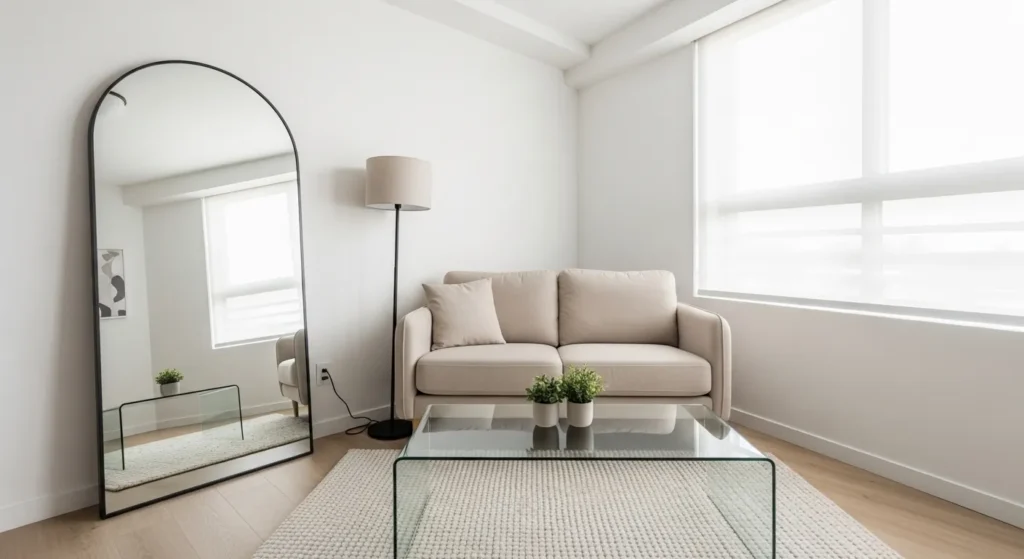 Expanding Space with Large Mirrors