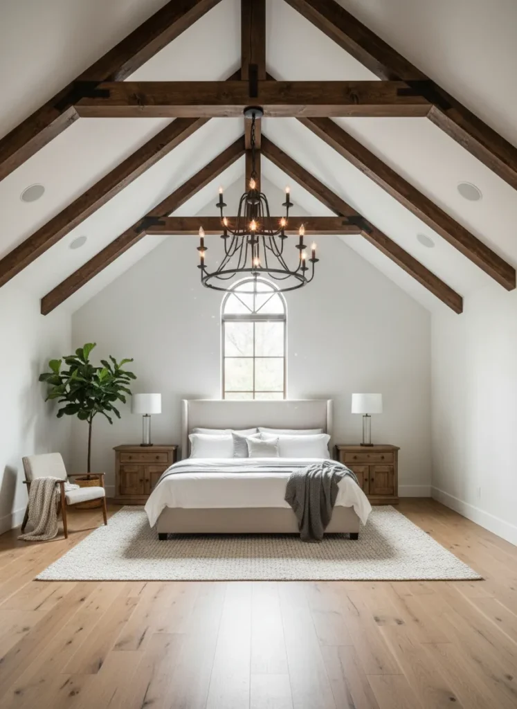 Exposed Wooden Beams