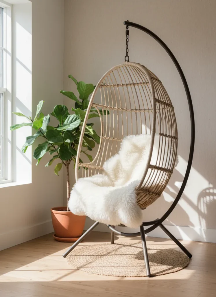 Feature a Hanging Egg Chair