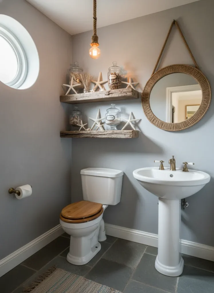 Floating Driftwood Shelves