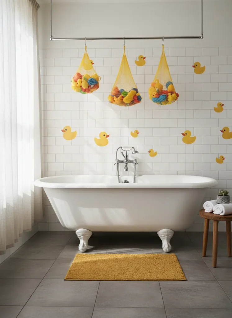 Floating Rubber Ducky Storage