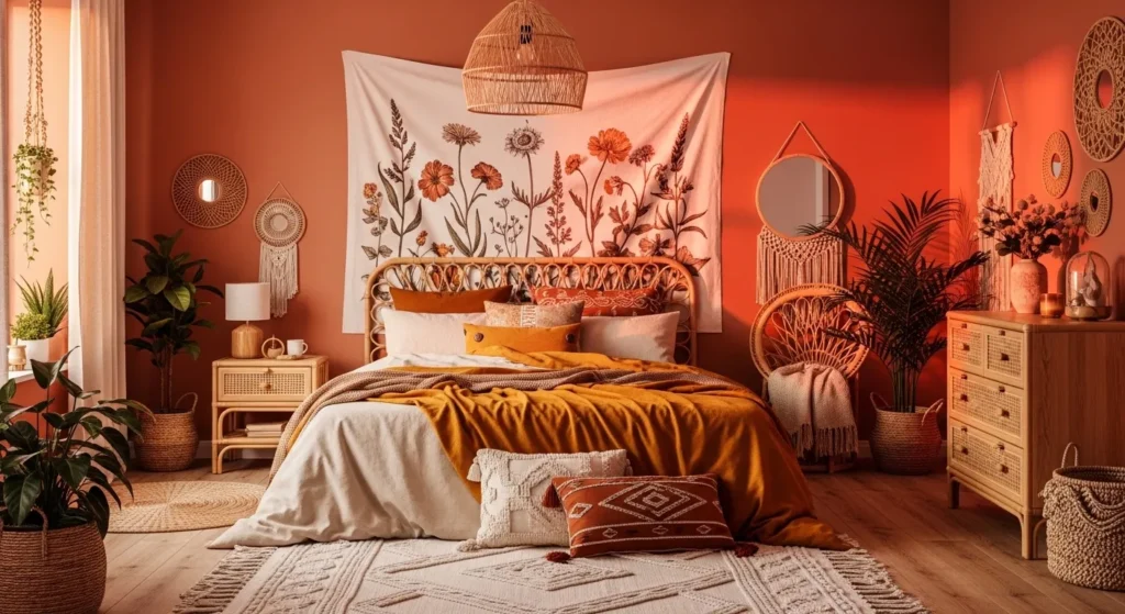 Floral Tapestry Wall Hanging