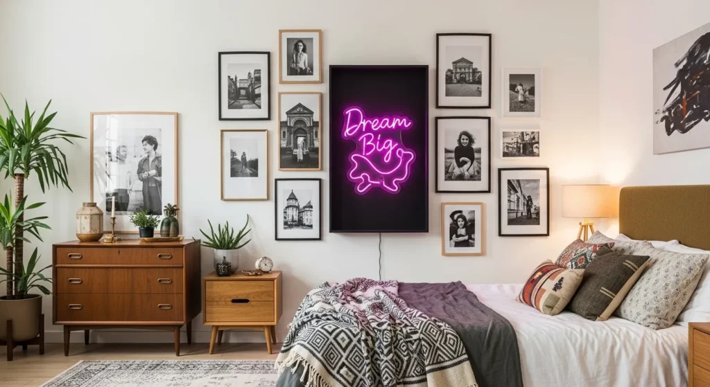 Framed Neon Art Gallery