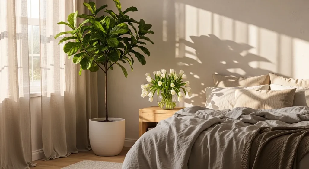 Fresh Greenery and Flowers