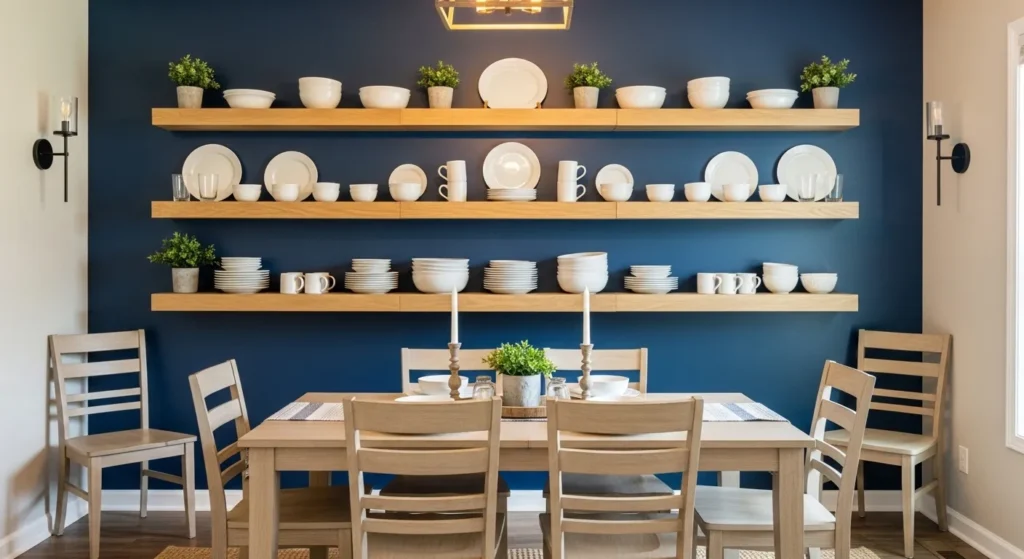 Functional Floating Shelves