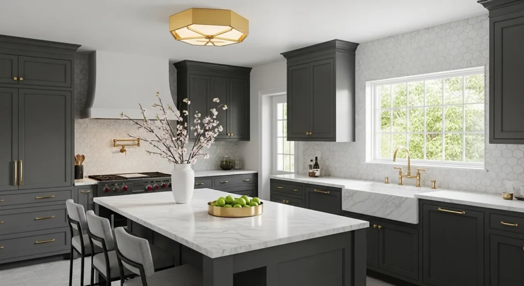 Geometric Flush Mounts