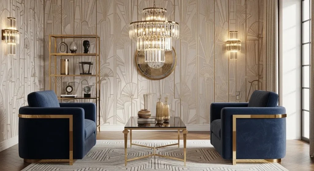 Glamorous Art Deco Accents