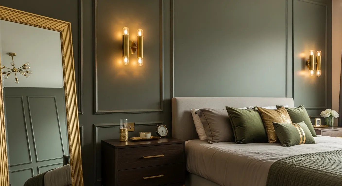 olive green bedroom ideas