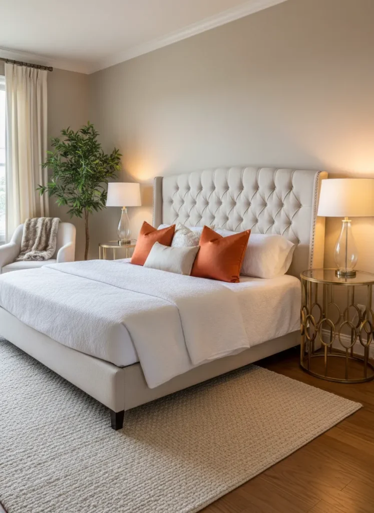 Gold and Persimmon Luxury