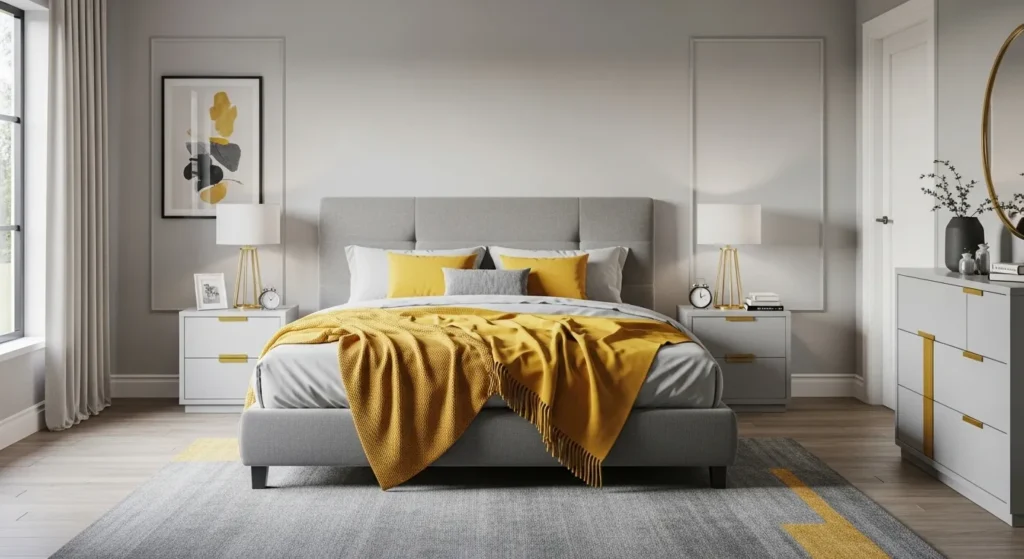 Grey and Mustard Harmony