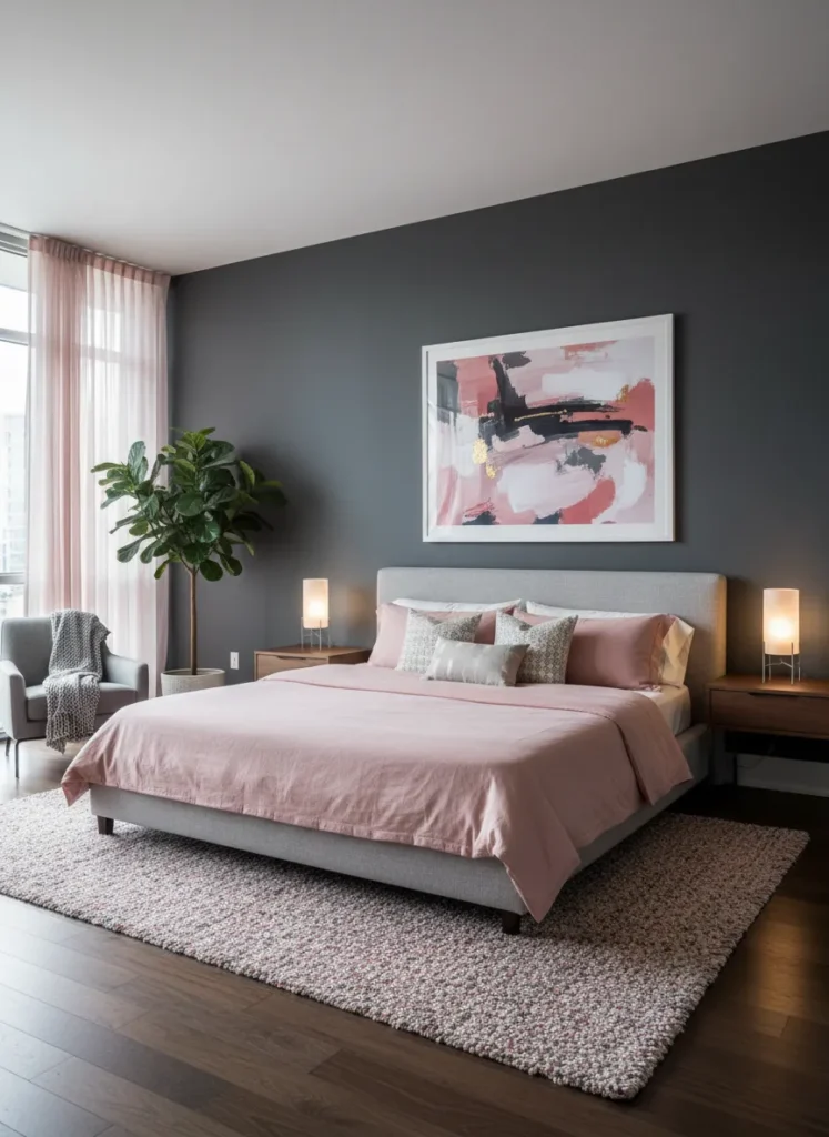 Grey and Pink Harmony