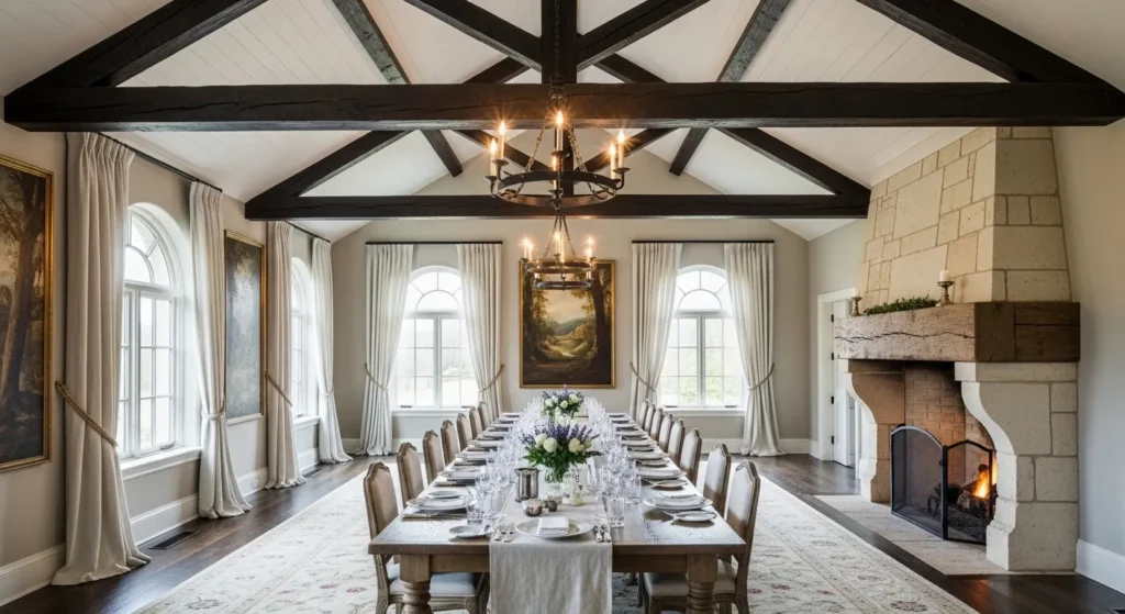 Highlight Exposed Wooden Beams