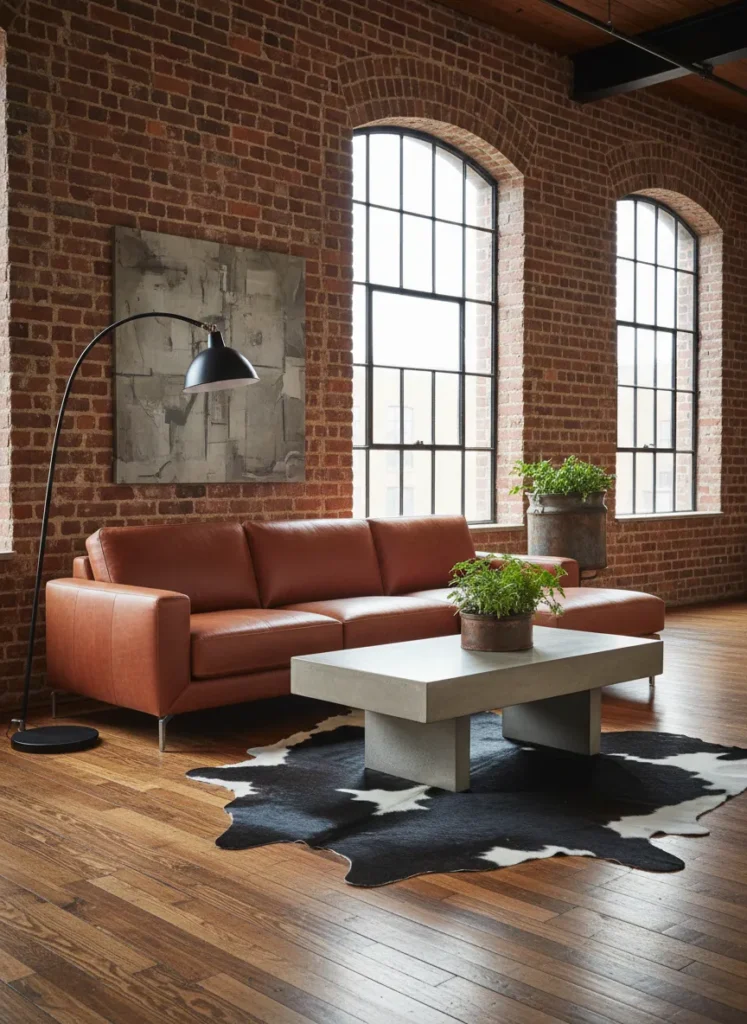 Industrial Brick Backdrop