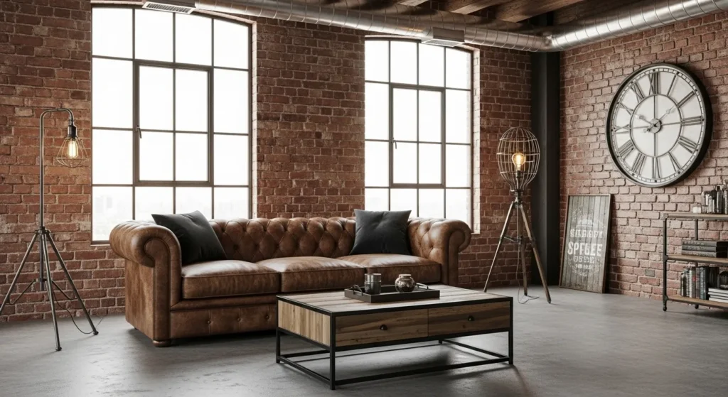 Industrial Leather and Metal