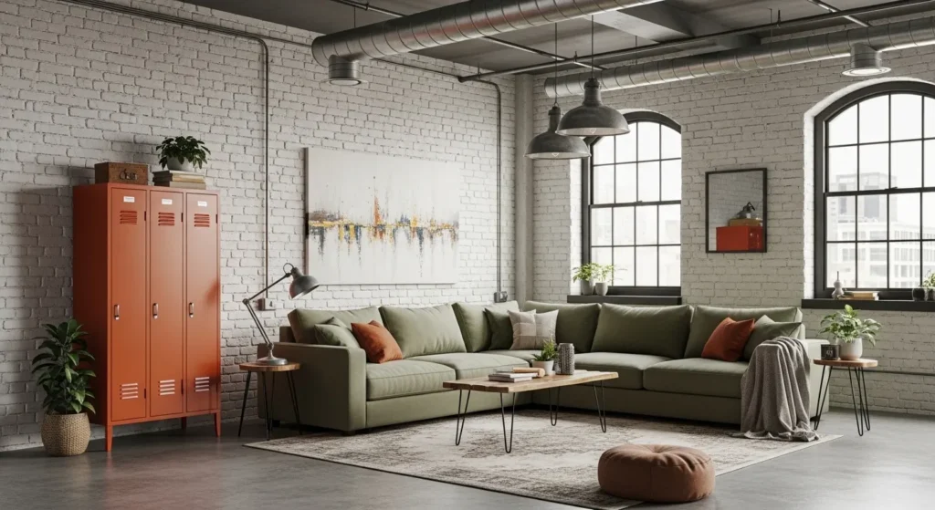 Industrial Rust and Sage