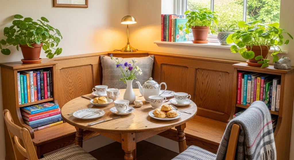 Integrated Bookshelf Nook
