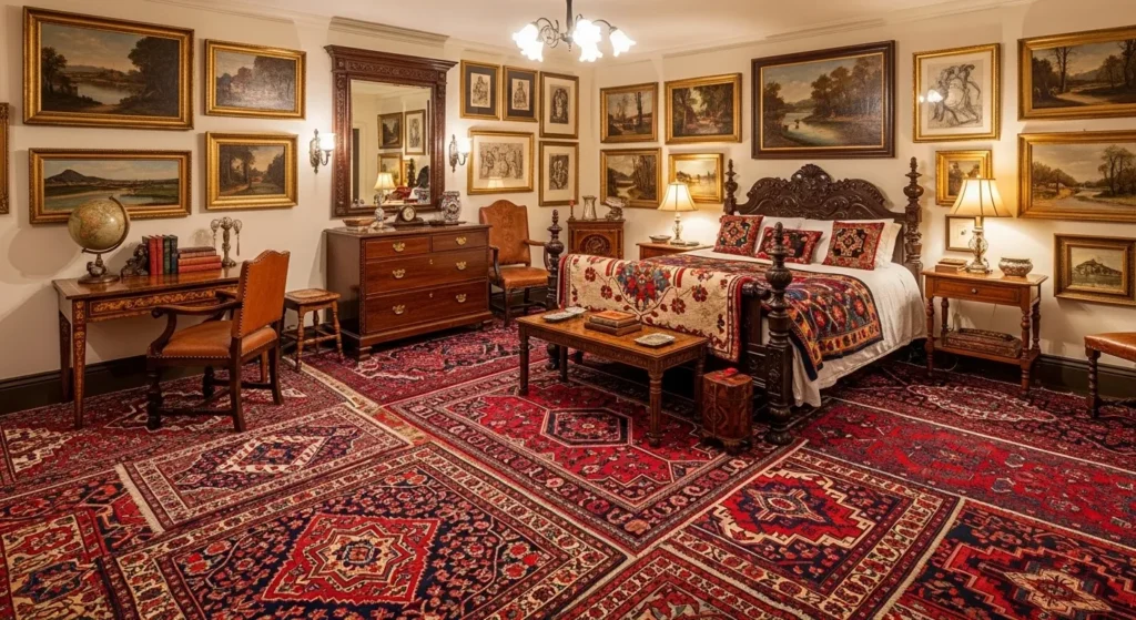 Layer Multiple Persian Rugs