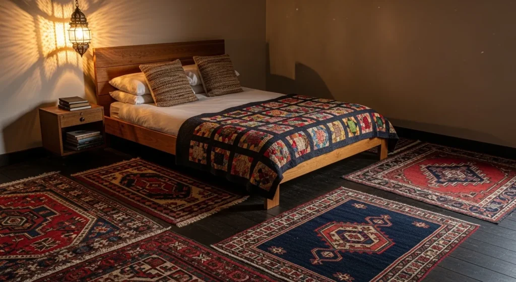 Layered Vintage Rugs