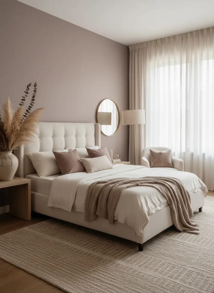 Mauve and Cream Color Scheme
