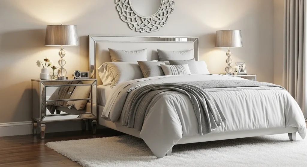 Mirrored Furniture Accents