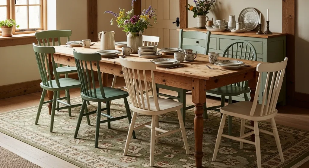 Mismatched Vintage Chairs