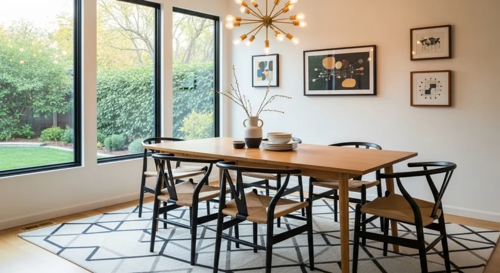 Mix Matte Black with Warm Wood