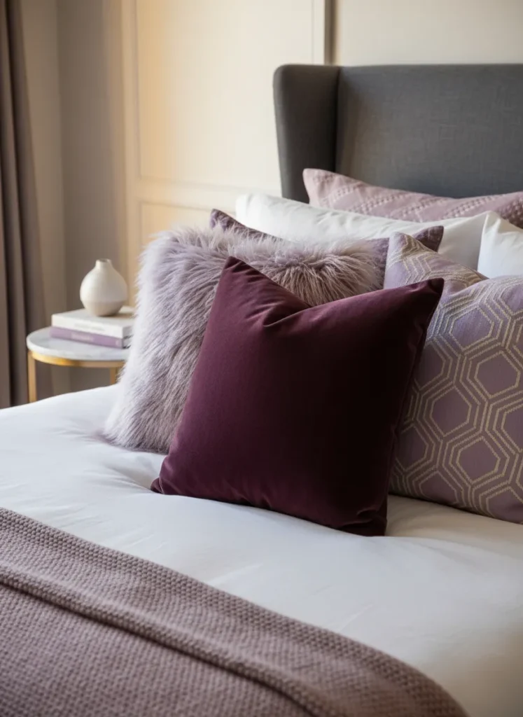 Mixed Texture Throw Pillows