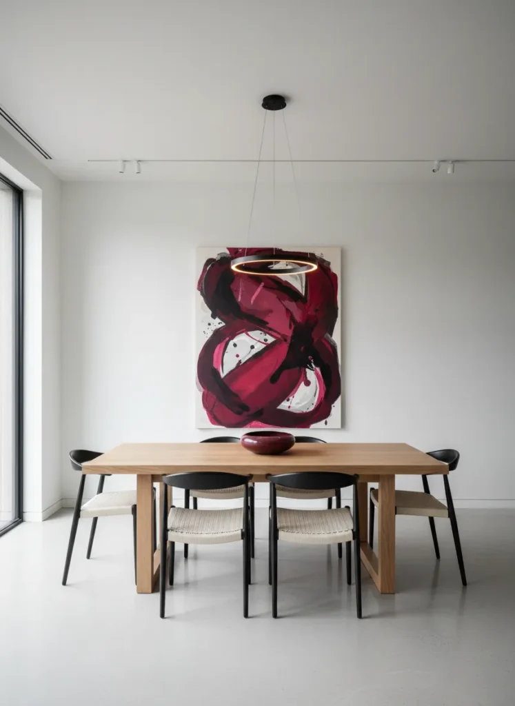 Modern Minimalist Red