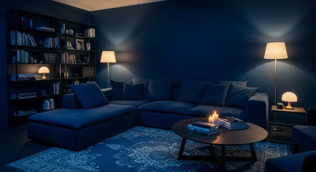 Monochromatic Blue on Blue Layers