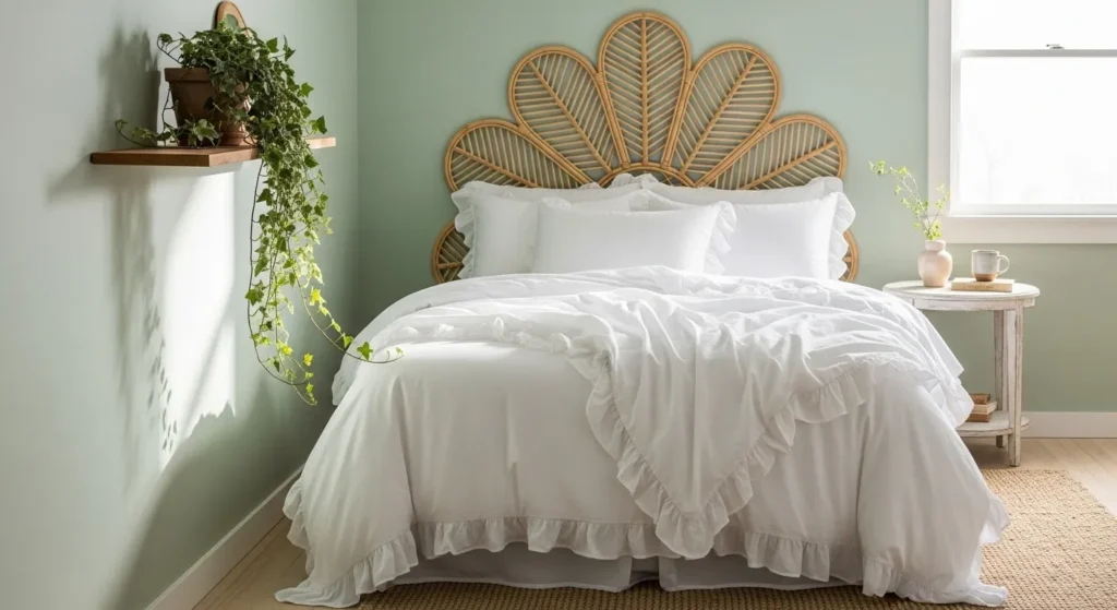 Natural Rattan Headboard