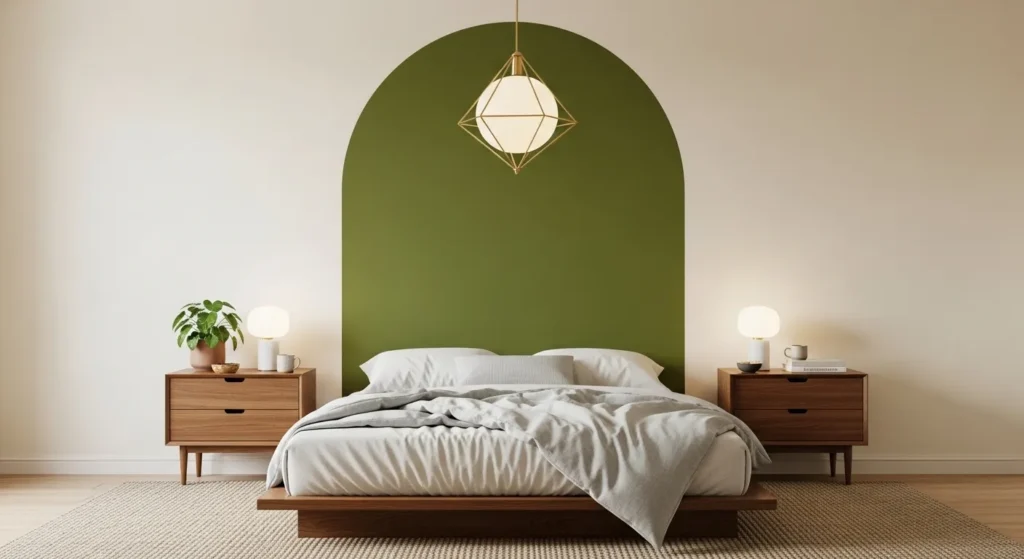 Olive Green Painted Arch