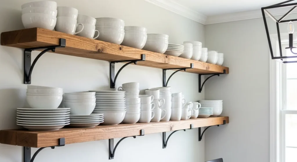 Open Shelving Displays