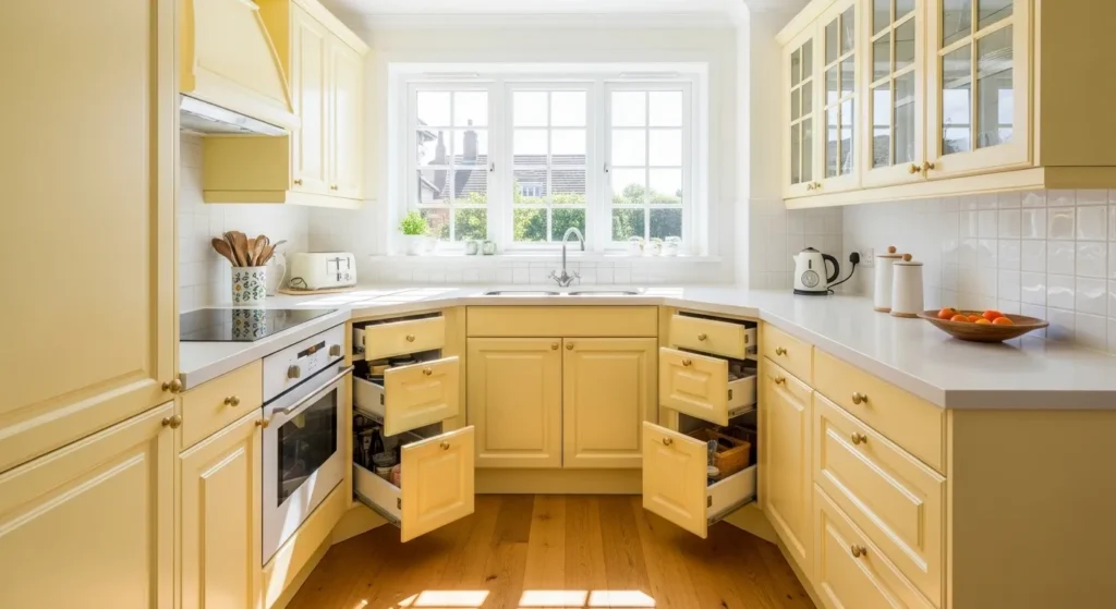 Optimize Corners with specialized Drawers