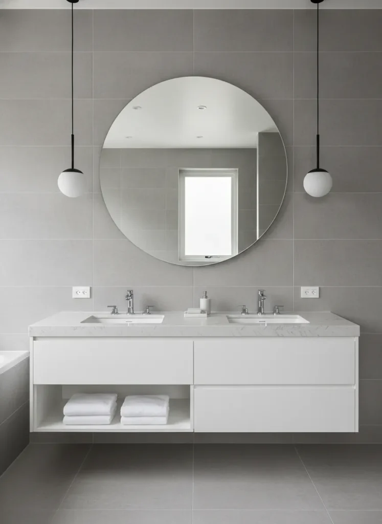 Oversized Round Mirrors
