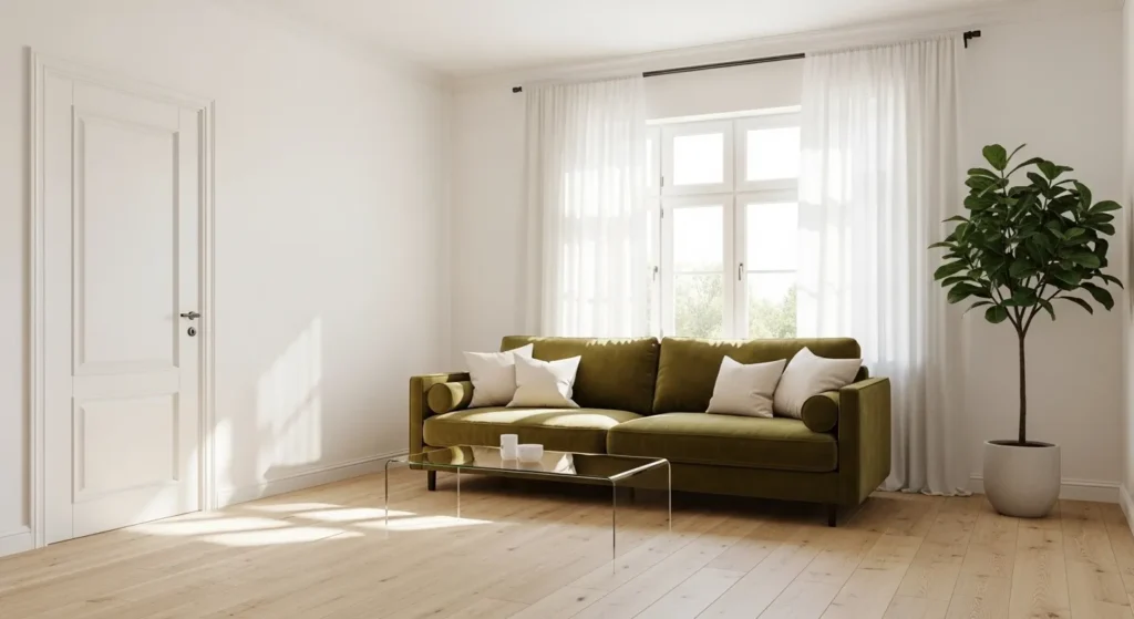 Pair with Crisp White Walls