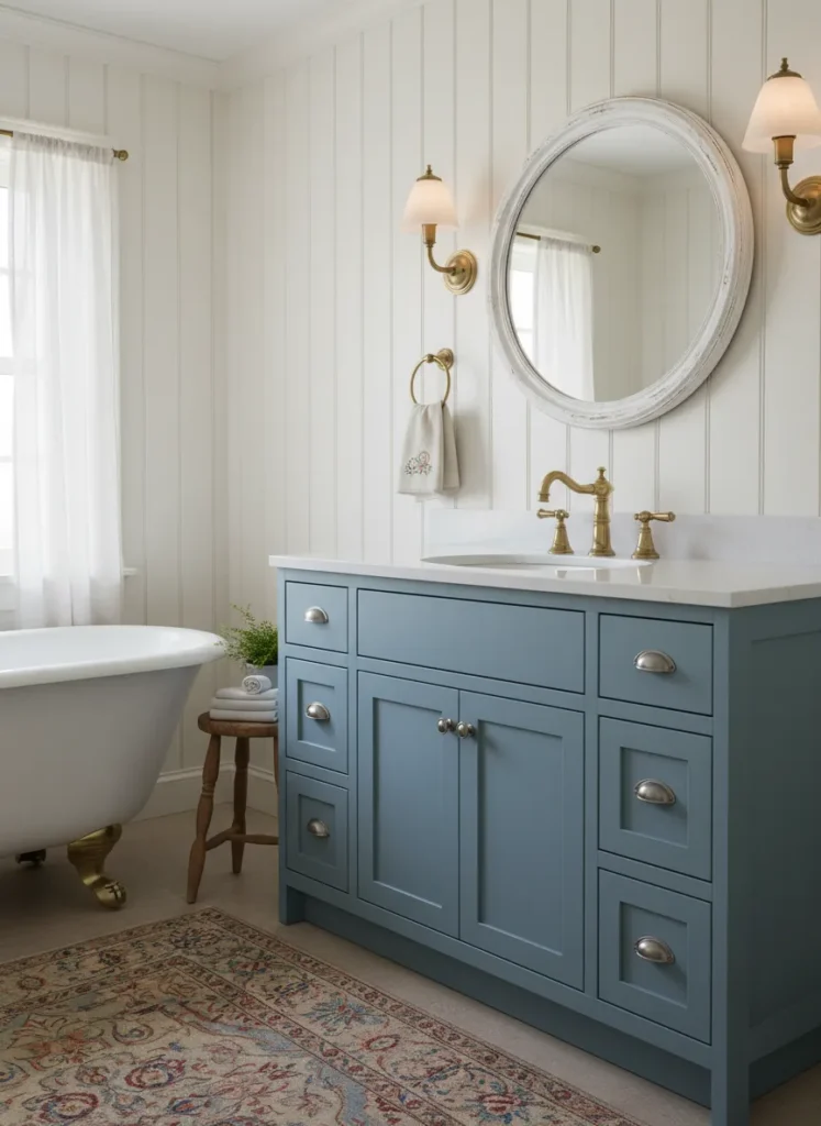 Pewter and Polished Brass