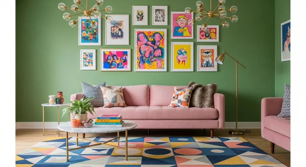 Pink and Green Harmony