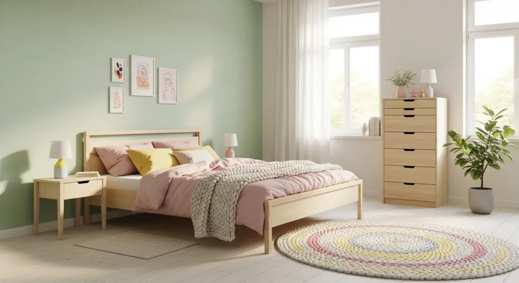 Pistachio Pastel Wall