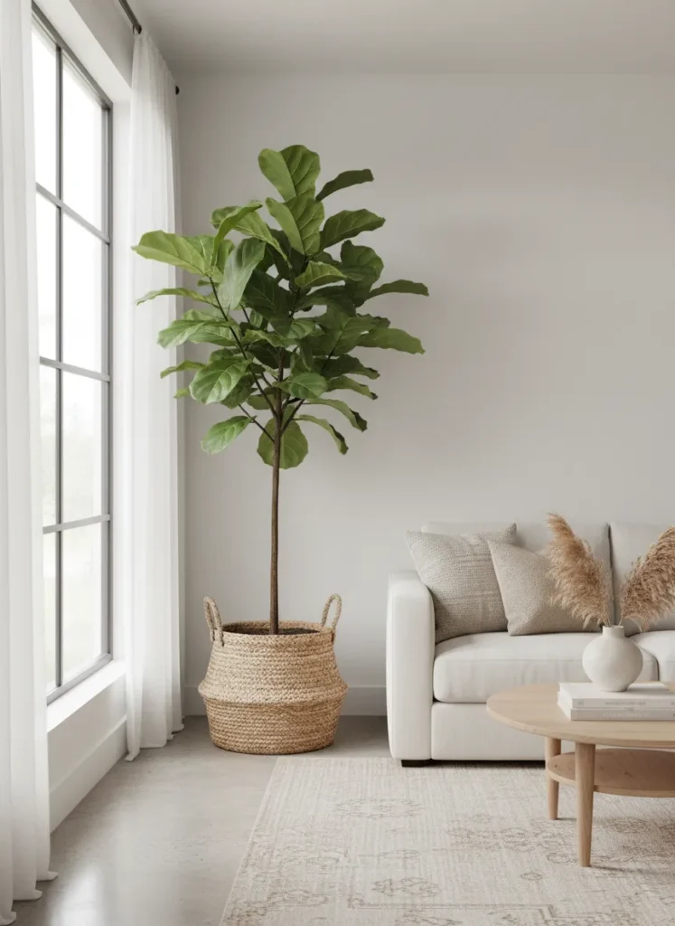 Place a Statement Fiddle Leaf Fig