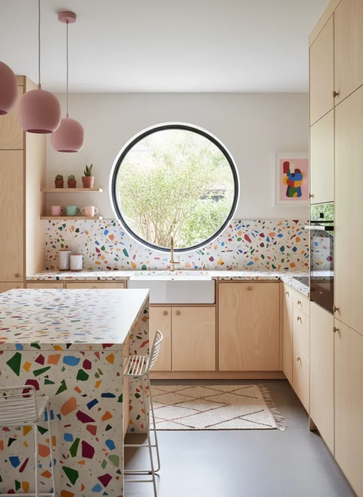 Playful Terrazzo Countertops