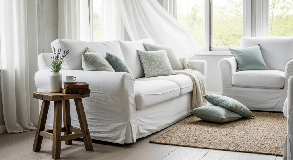 Relaxed Elegance with Linen Upholstery