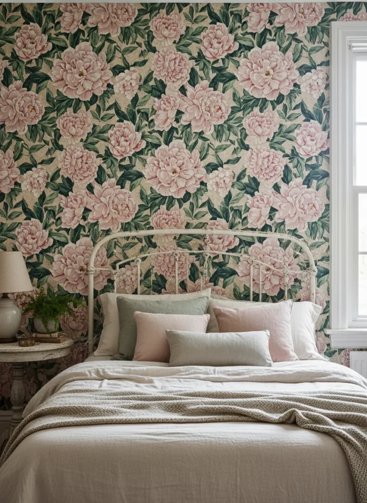 Romantic Floral Wallpaper