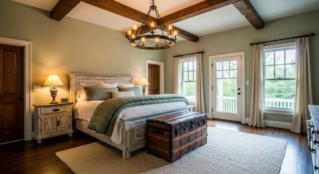Rustic Exposed Ceiling Beams