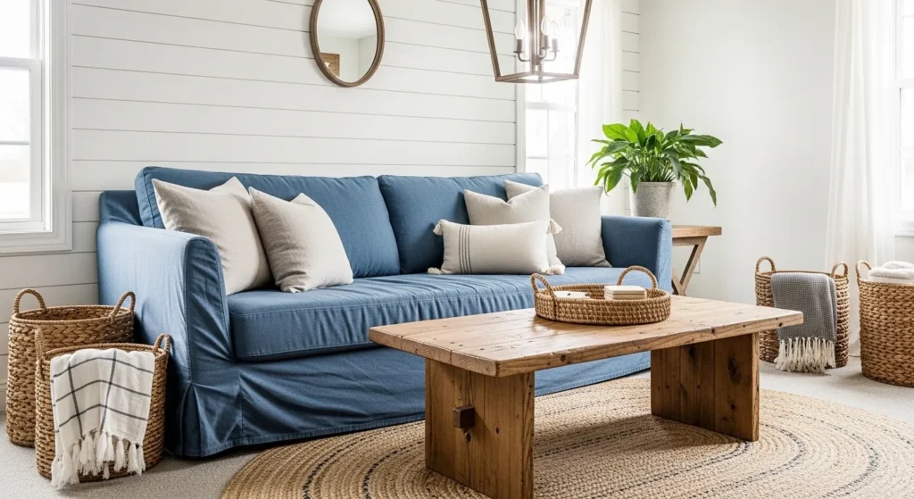 Rustic Farmhouse with Warm Woods